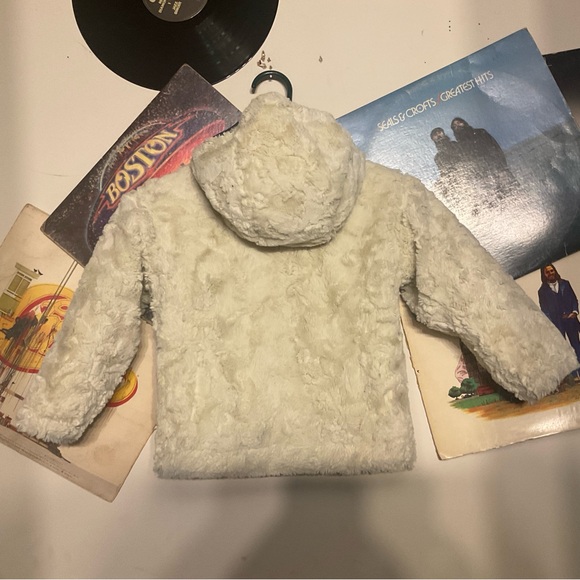 NORTH FACE TODDLER REVERSIBLE MOSSBUD SWIRL JACKET 3T - Picture 7 of 9